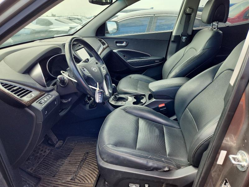 2017 Hyundai Santa fe VIN 5XYZUDLA8HG489910 COPART salvage auction — NORMAL WEAR, MI - DIS/DLR/EXP ONLY CLEAN TITLE, sold $2,650 on 2026-07-09 (photo 7)
