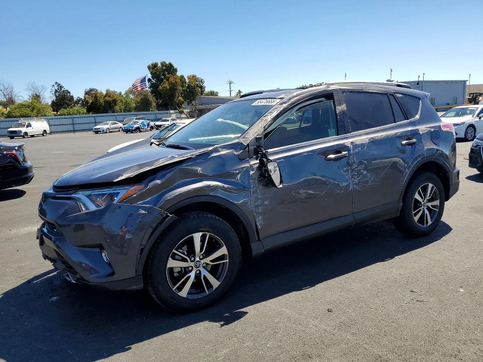 2018 Toyota Rav 4 VIN JTMWFREV8JJ746421 COPART salvage auction — FRONT END, Ca - Salvage Certificate, sold $4,550 on 2026-07-13 (photo 1)