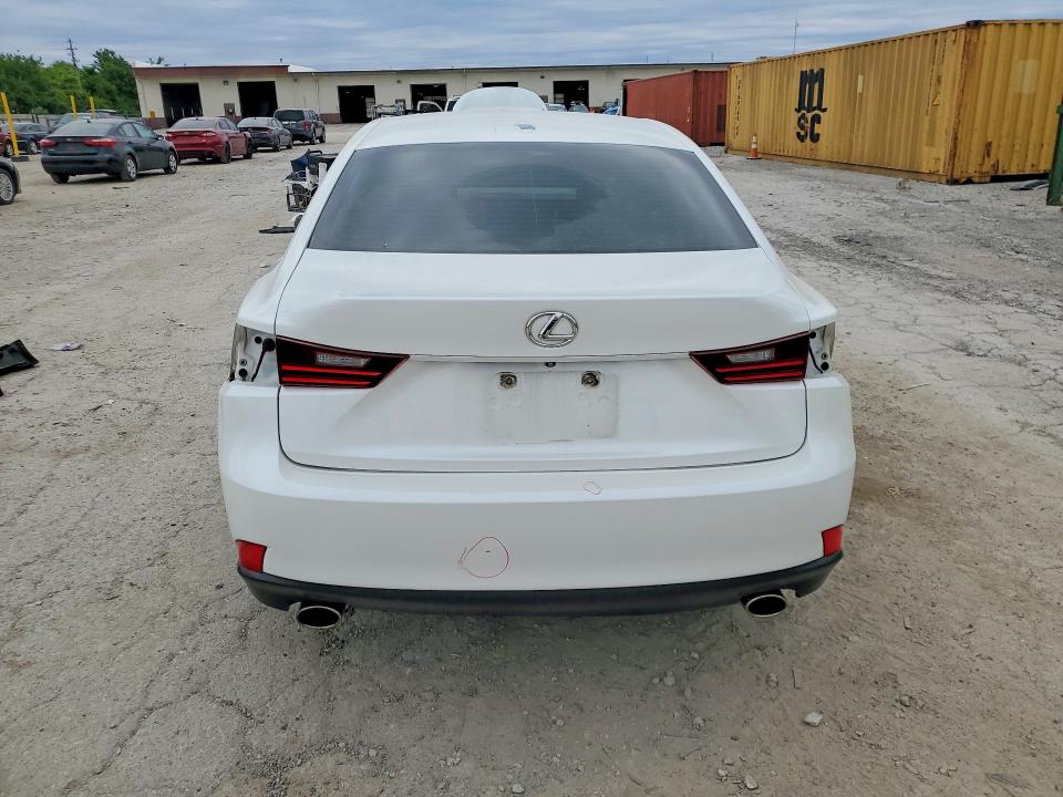 2015 Lexus Is VIN JTHBF1D29F5045974 COPART salvage auction — REAR END, IN - CERT OF TITLE-SALVAGE TITLE, sold $3,550 on 2026-07-31 (photo 6)
