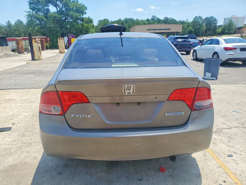 2006 Honda Civic VIN JHMFA362X6S007759 COPART salvage auction — FRONT END, SC - CERT OF TITLE-SALVAGE, sold $225 on 2026-07-24 (photo 6)