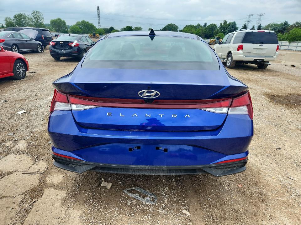 2023 Hyundai Elantra VIN KMHLS4AG9PU449931 COPART salvage auction — FRONT END, Il - Salvage Certificate, sold $225 on 2026-07-28 (photo 6)