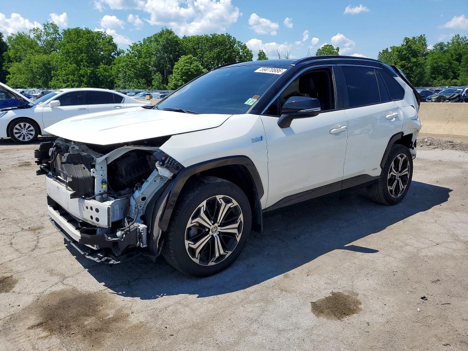 2022 Toyota Rav 4 VIN JTMEB3FV0ND077729 COPART salvage auction — REAR END, NY - MV-907A SALVAGE CERTIFICATE, sold $8,800 on 2026-07-30 (photo 1)