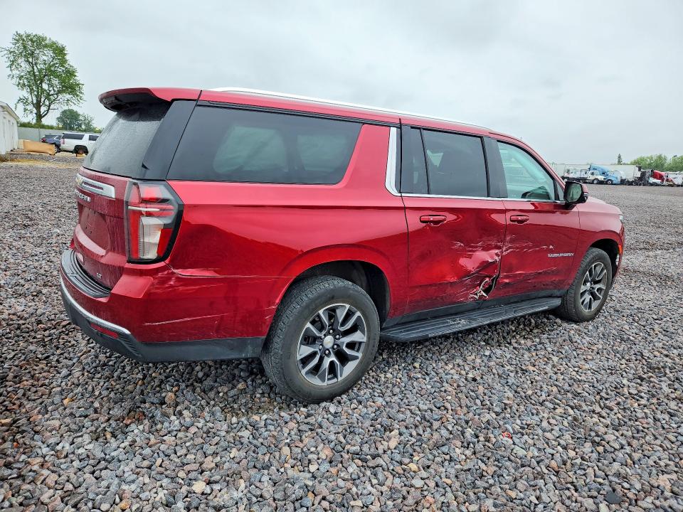 2021 Chevrolet Suburban VIN 1GNSKCKD7MR306707 COPART salvage auction — SIDE, In - Cert Of Title-Salvage Title, sold $17,875 on 2026-07-03 (photo 3)