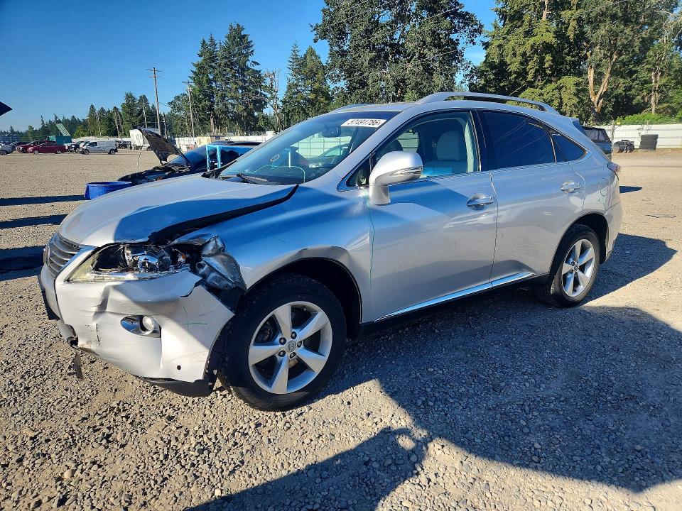 2013 Lexus Rx 350 VIN JTJBK1BA8D2023628 COPART salvage auction — FRONT END, Wa - Bill Of Sale, sold $3,700 on 2026-07-04 (photo 1)