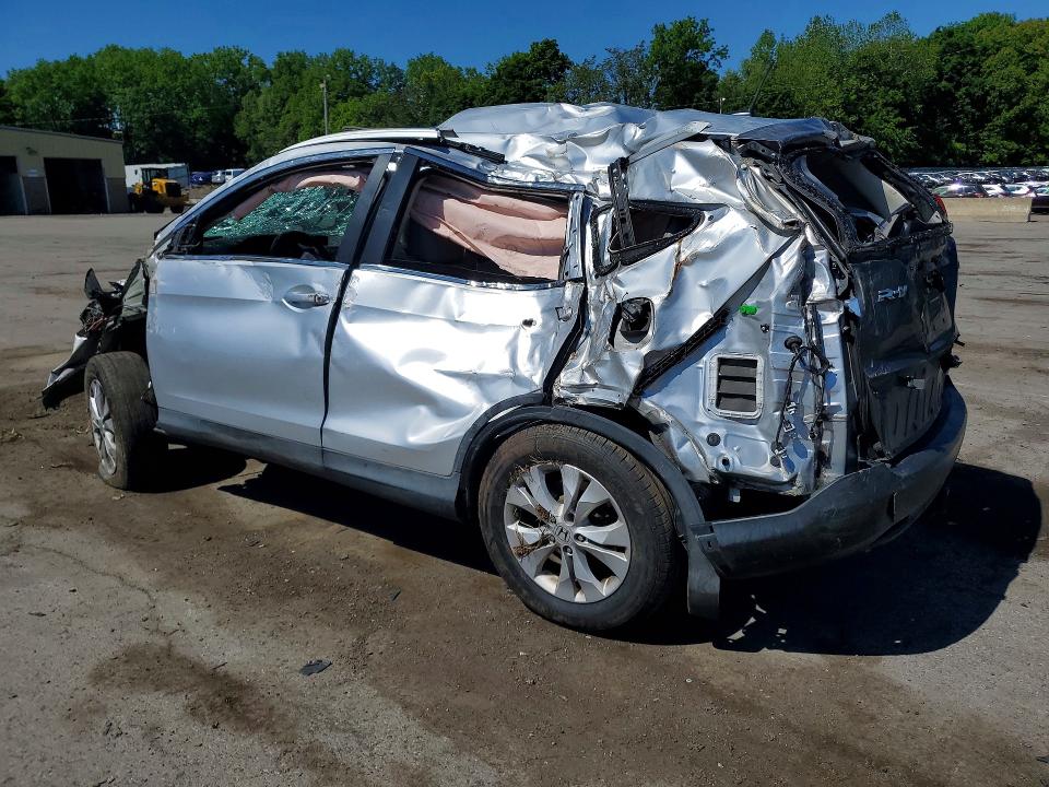 2014 Honda VIN 2HKRM4H77EH601128 COPART salvage auction — ROLLOVER, NY - MV-907A SALVAGE CERTIFICATE, sold $350 on 2026-07-02 (photo 2)