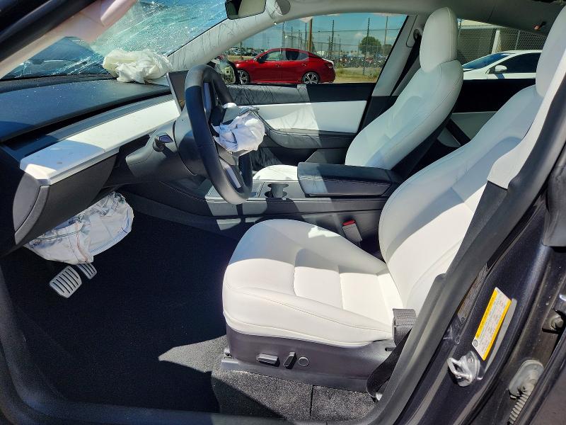 2021 Tesla Model y VIN 5YJYGDEF3MF264002 COPART salvage auction — FRONT END, Ca - Salvage Certificate, sold $6,300 on 2026-07-27 (photo 7)