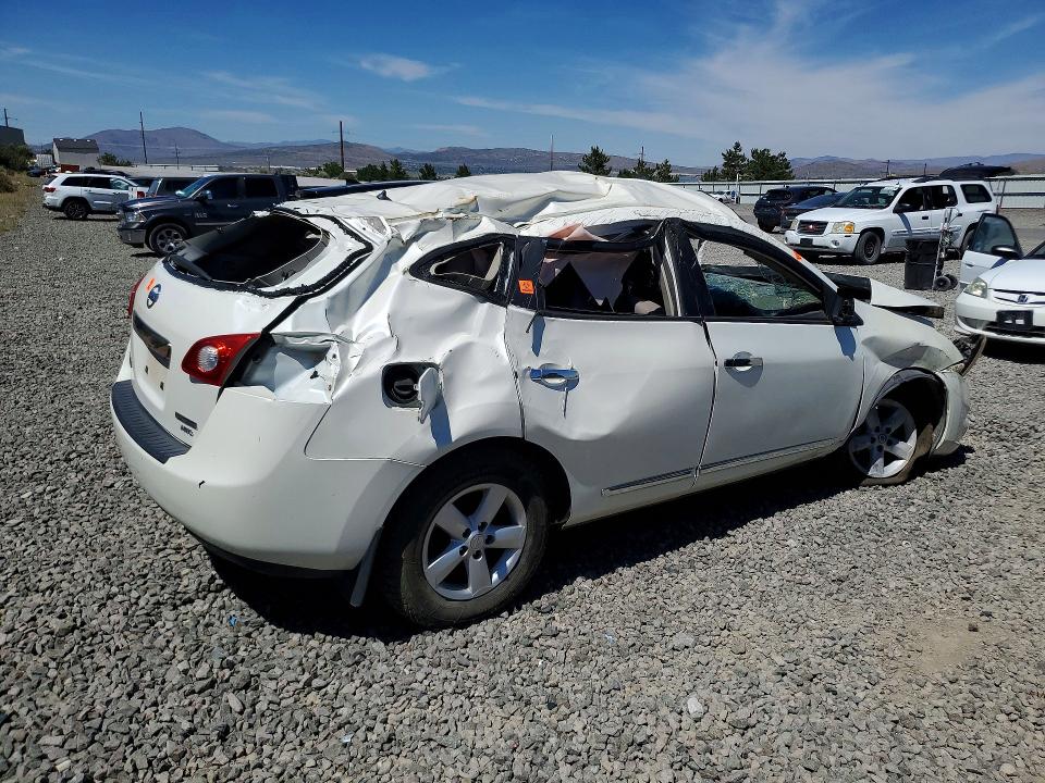 2012 Nissan VIN JN8AS5MV6CW405190 COPART salvage auction — ROLLOVER, Nv - Non-Repairable Vehicle Cert, sold $90 on 2026-07-09 (photo 3)