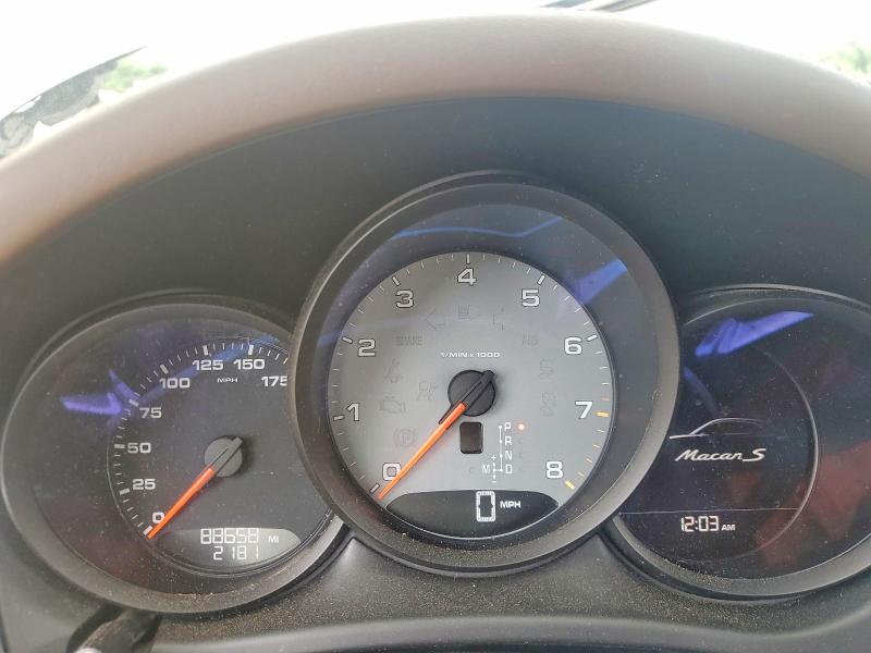 2018 Porsche Macan VIN WP1AB2A59JLB38297 COPART salvage auction — FRONT END, GA - CERTIFICATE OF TITLE, sold $475 on 2026-07-23 (photo 9)