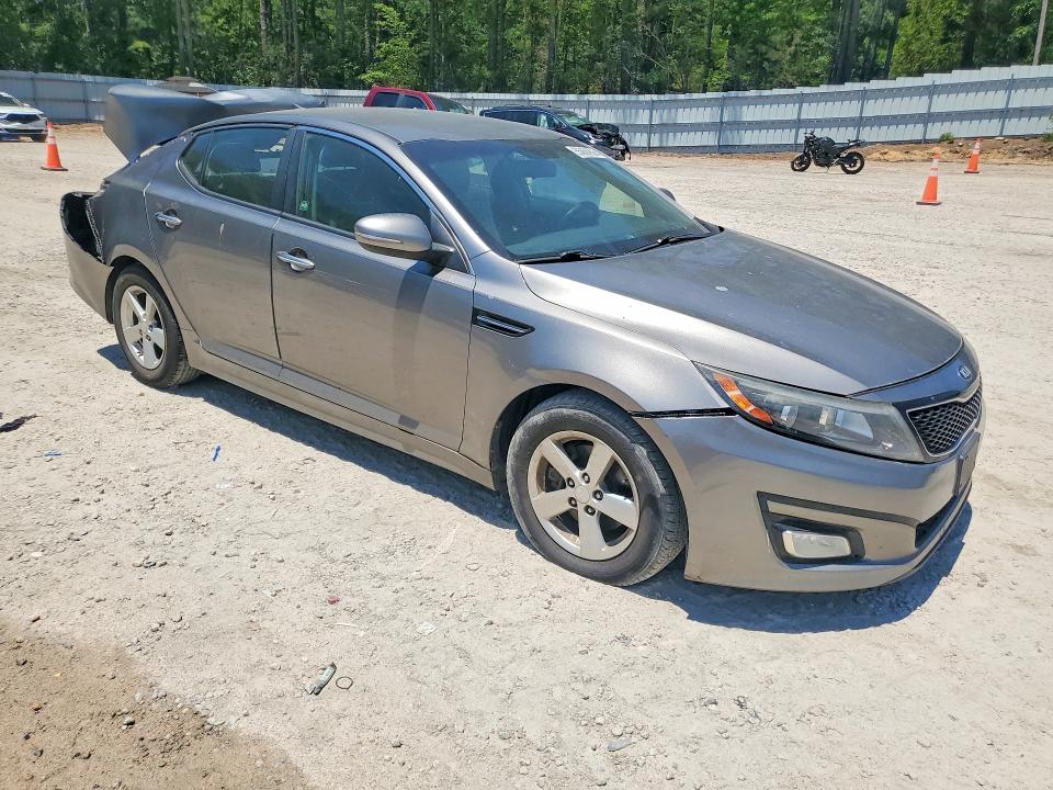 2015 Kia VIN 5XXGM4A74FG499463 COPART salvage auction — REAR END, Nc - Salvage Certificate Of Title, sold $525 on 2026-07-17 (photo 4)