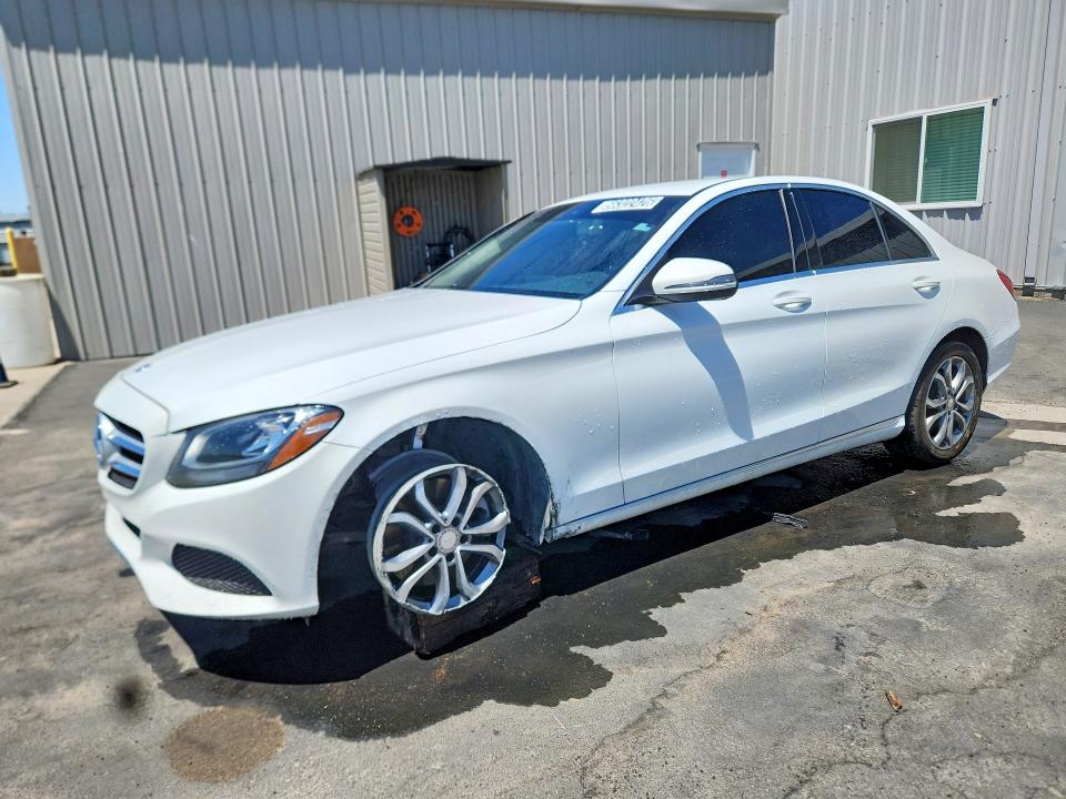 2016 Mercedes-benz C class VIN 55SWF4JB5GU124193 COPART salvage auction — FRONT END, CA - CERTIFICATE OF TITLE, sold $2,150 on 2026-07-24 (photo 1)