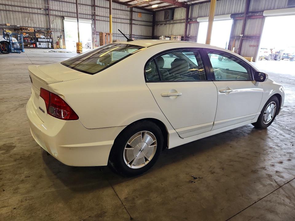 2006 Honda Civic hybrid VIN JHMFA36256S003389 COPART salvage auction — WATER/FLOOD, Fl - Cert Of Title-Flood & Rebuilt, sold $375 on 2026-07-13 (photo 3)