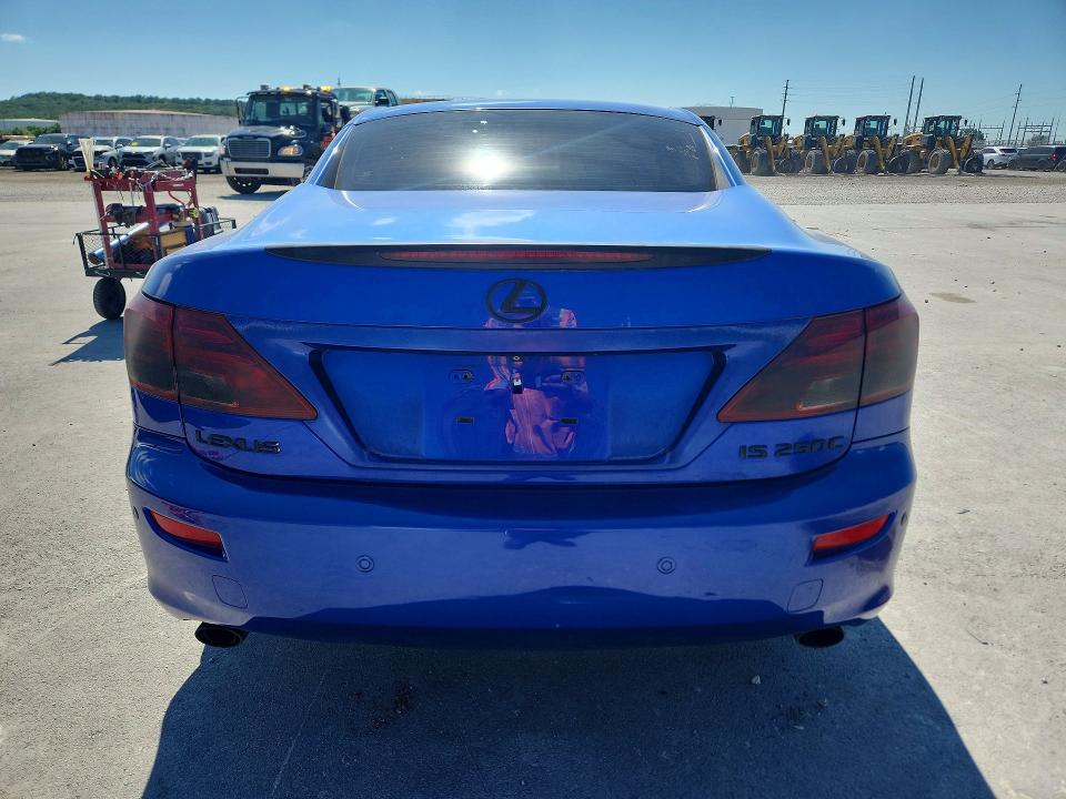 2010 Lexus Is 250 VIN JTHFF2C22A2500411 COPART salvage auction — MECHANICAL, Ok - Certificate Of Title, sold $825 on 2026-07-08 (photo 6)