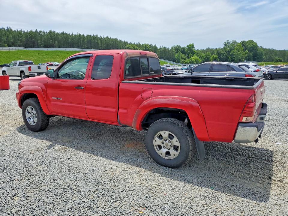 2007 Toyota Tacoma VIN 5TETU62N77Z407580 COPART salvage auction — FRONT END, NC - SALVAGE CERTIFICATE OF TITLE, sold $2,050 on 2026-07-30 (photo 2)