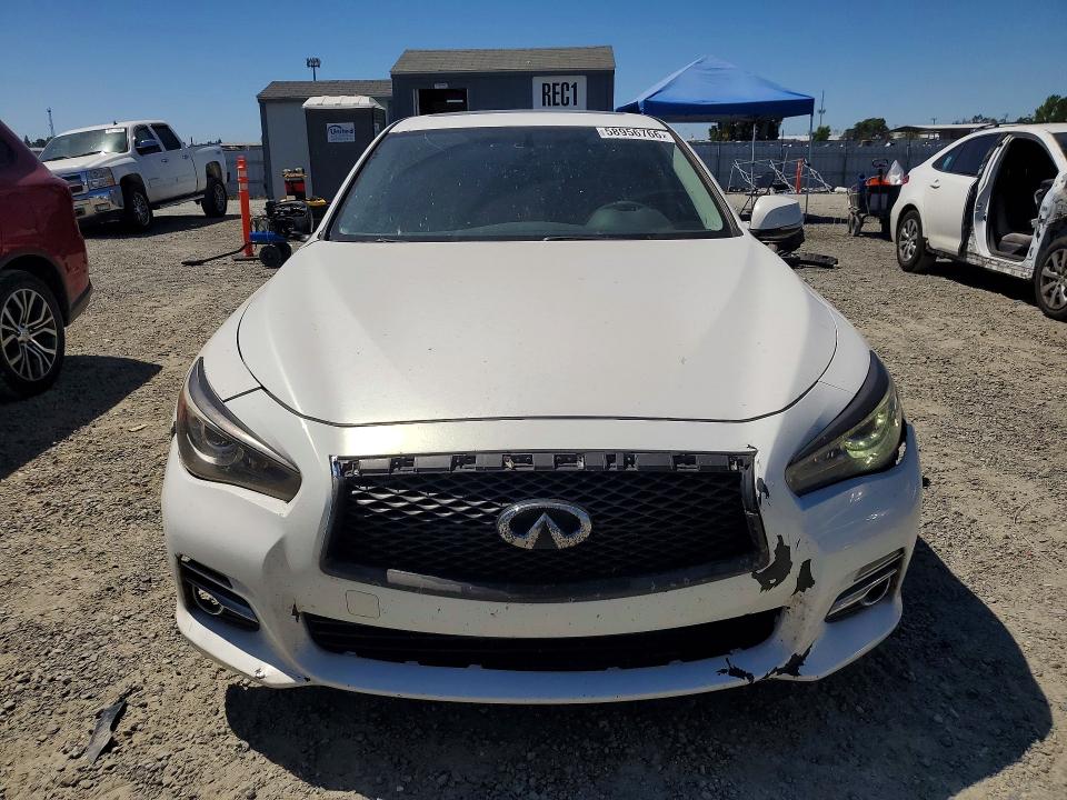 2015 Infiniti Q50 VIN JN1BV7AP6FM345231 COPART salvage auction — FRONT END, Ca - Dis/Dlr/Exp Only Clean Title, sold $2,750 on 2026-07-09 (photo 5)