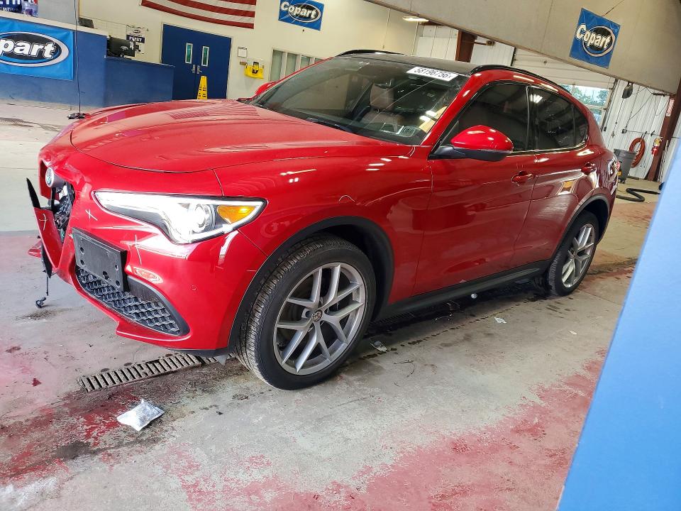2019 Alfa romeo Stelvio VIN ZASPAKBN1K7C32172 COPART salvage auction — FRONT END, Ny - Mv-907A Salvage Certificate, sold $7,800 on 2026-07-20 (photo 1)