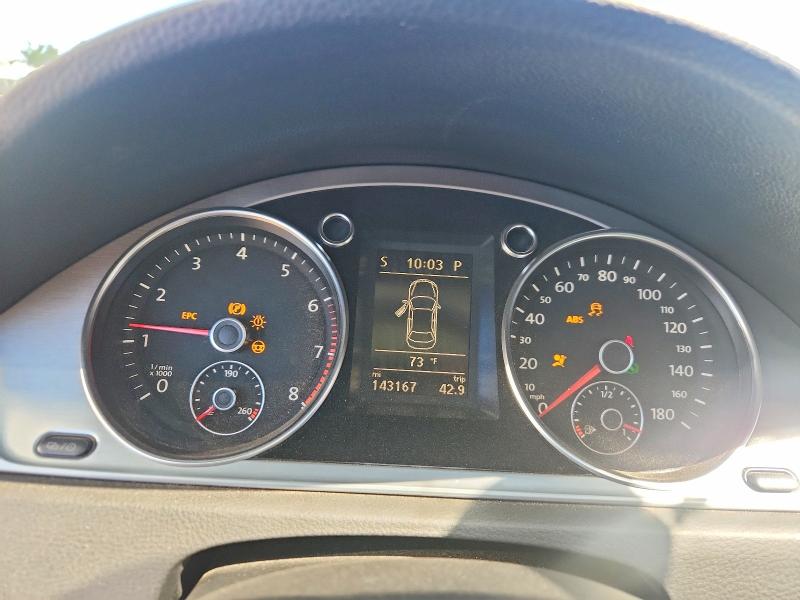 2013 Volkswagen Passat cc VIN WVWRP7ANXDE556380 COPART salvage auction — MECHANICAL, Ct - Certificate Of Title, sold $450 on 2026-07-10 (photo 9)