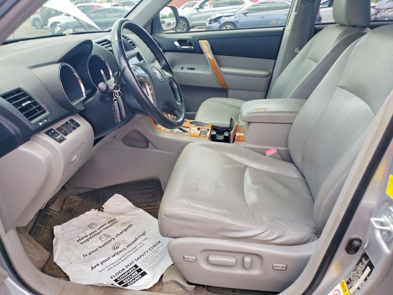 2010 Toyota Highlander VIN JTEJW3EH1A2045744 COPART salvage auction — FRONT END, Ct - Certificate Of Title, sold $1,050 on 2026-07-14 (photo 7)