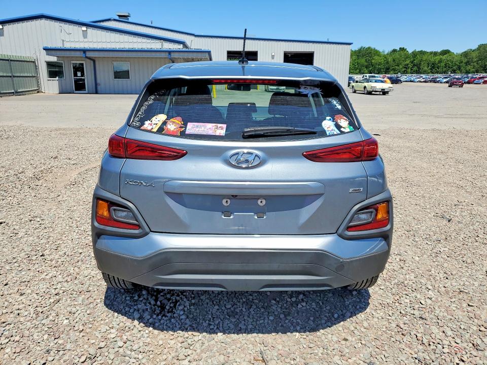 2020 Hyundai Kona VIN KM8K1CAA1LU575358 COPART salvage auction — HAIL, Ny - Mv-907A Salvage Certificate, sold $4,900 on 2026-07-15 (photo 6)