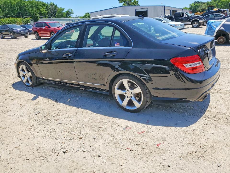 2014 Mercedes-benz C-klasse VIN WDDGF4HB0EA964213 COPART salvage auction — WATER/FLOOD, Va - Cert Of Title-Salvage Water, sold $875 on 2026-07-28 (photo 2)