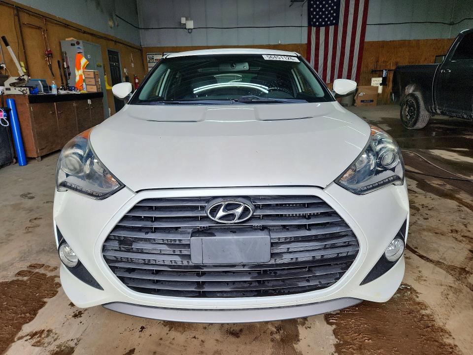 2013 Hyundai Veloster VIN KMHTC6AE6DU084823 COPART salvage auction — REAR END, Mi - Certificate Of Title, sold $60 on 2026-07-22 (photo 5)