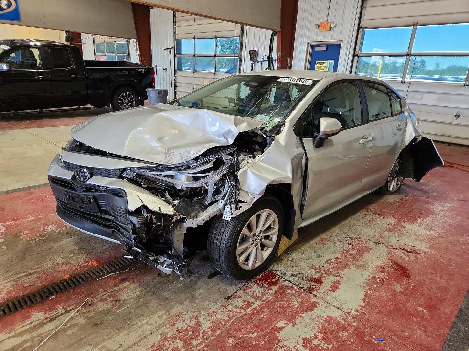 2026 Toyota Corolla VIN JTDBCMFE4T3122891 COPART salvage auction — REAR END, NY - MV-907A SALVAGE CERTIFICATE, sold $1,700 on 2026-07-27 (photo 1)