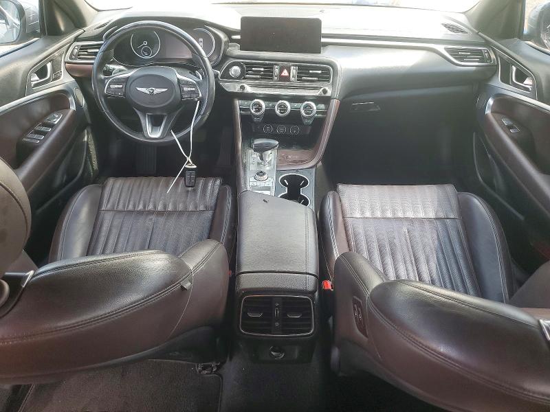 2022 Genesis G70 VIN KMTG34TA0NU086171 COPART salvage auction — UNDERCARRIAGE, Salvage Title, sold $9,500 on 2026-08-28 (photo 8)
