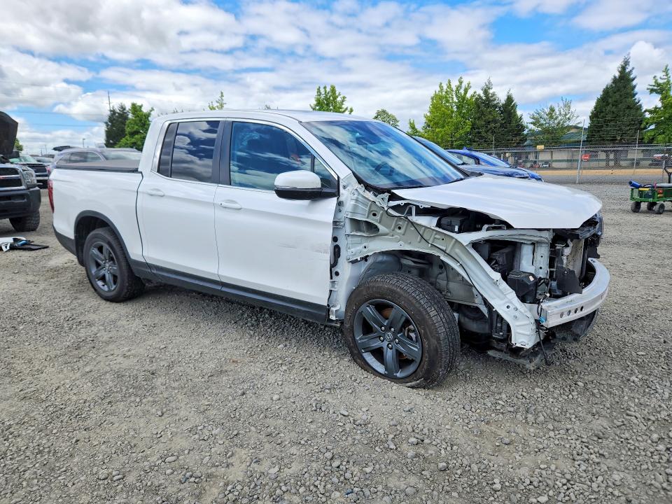 2023 Honda Ridgeline VIN 5FPYK3F56PB061941 COPART salvage auction — FRONT END, Or - Salvage Title Certificate, sold $10,600 on 2026-08-18 (photo 4)