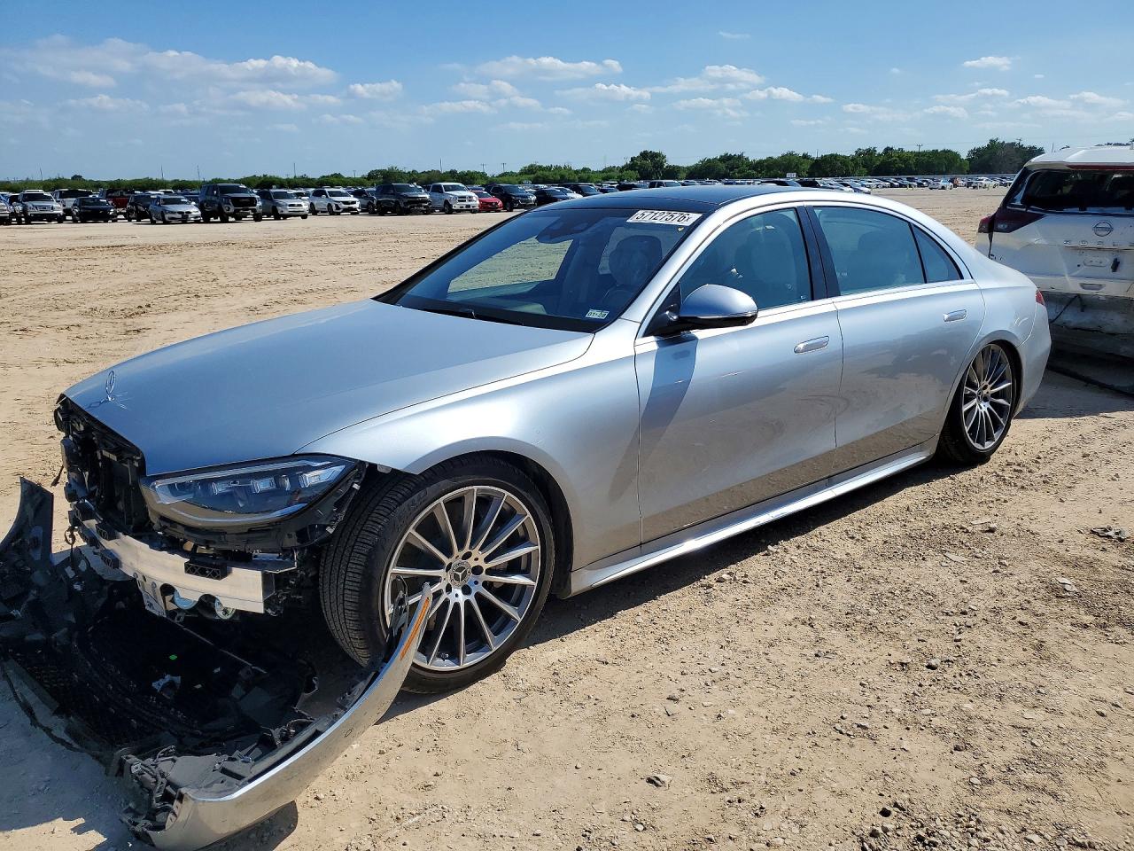 2026 Mercedes-Benz VIN W1K6G6DBXTA354441 COPART salvage auction — Undercarriage, TX - SALVAGE VEHICLE TITLE, sold $63,000 on 2026-07-02 (photo 1)