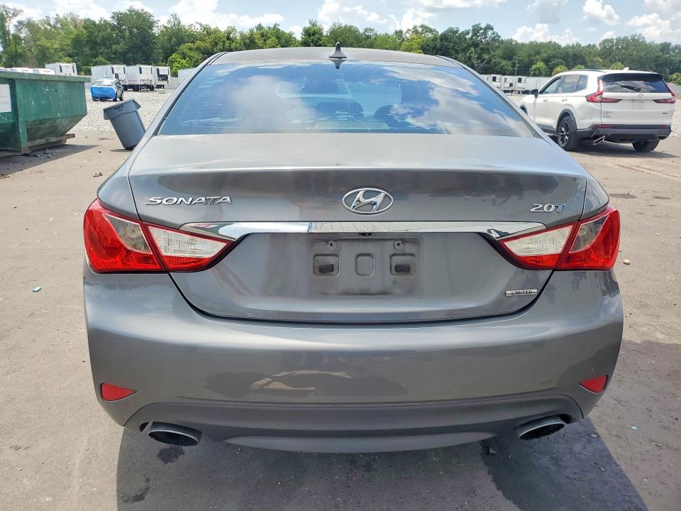2014 Hyundai Sonata VIN 5NPEC4AB7EH869158 COPART salvage auction — SIDE, Fl - Cert Of Title Slvg Rebuildable, sold $625 on 2026-07-13 (photo 6)