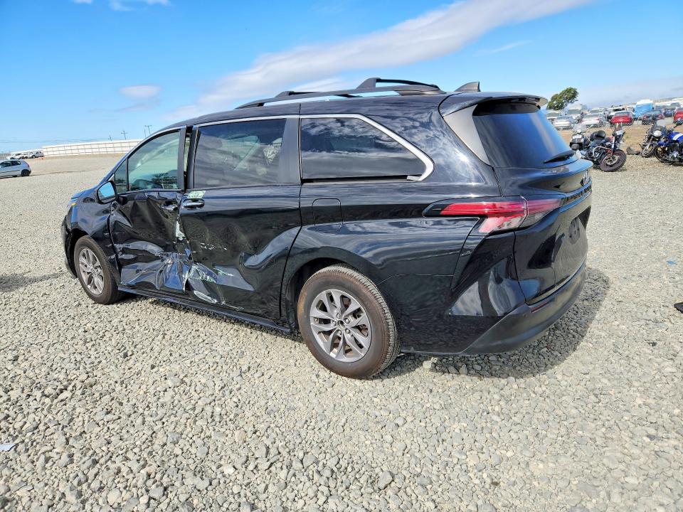 2022 Toyota VIN 5TDJRKEC7NS094374 COPART salvage auction — SIDE, Ca - Salvage Certificate, sold $5,200 on 2026-07-23 (photo 2)