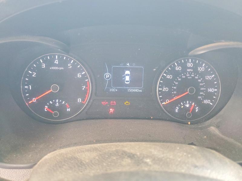 2016 Kia Optima VIN KNAGT4L3XG5072983 COPART salvage auction — HAIL, Nm - Certificate Of Title, sold $750 on 2026-07-02 (photo 9)