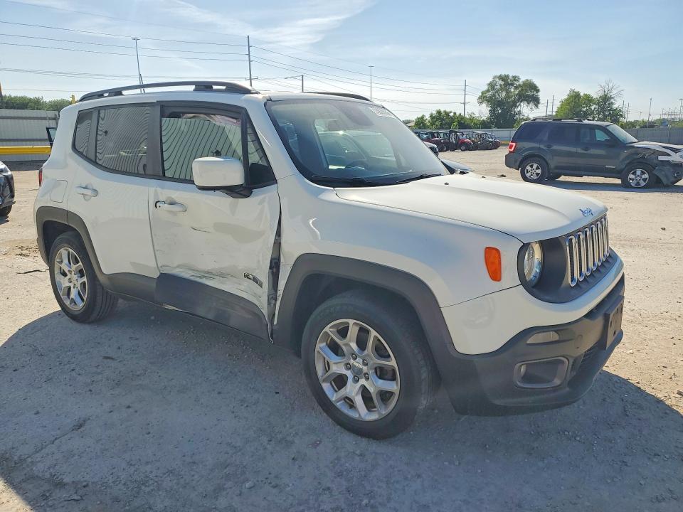 2018 Jeep Renegade VIN ZACCJABB7JPG80490 COPART salvage auction — SIDE, Ia - Cert Of Title-Salvage Title, sold $2,600 on 2026-07-10 (photo 4)