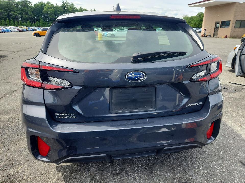 2025 Subaru Impreza VIN JF1GUABC4S8326006 COPART salvage auction — FRONT END, Ri - Salvage Certificate Of Title, sold $7,200 on 2026-09-15 (photo 6)