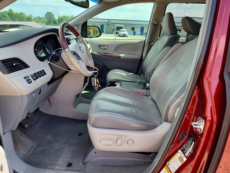 2014 Toyota Sienna VIN 5TDYK3DC1ES440848 COPART salvage auction — FRONT END, Nc - Salvage Certificate Of Title, sold $3,350 on 2026-07-13 (photo 7)