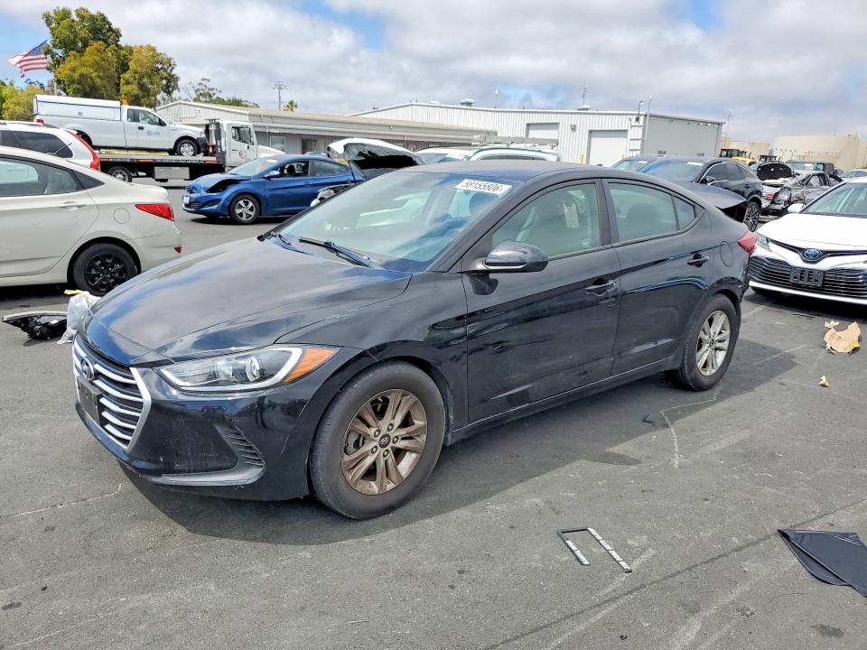 2017 Hyundai VIN KMHD74LFXHU061747 COPART salvage auction — REAR END, Ca - Dis/Dlr/Exp App For Dup Clean, sold $2,850 on 2026-07-15 (photo 1)