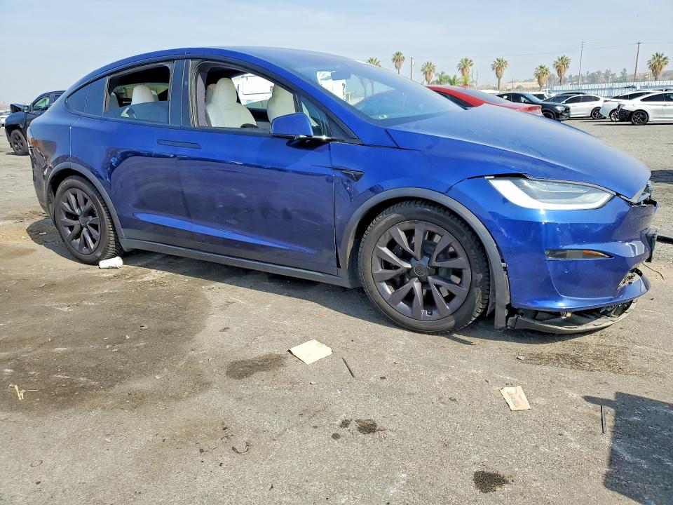 2022 Tesla VIN 7SAXCBE53NF329261 COPART salvage auction — FRONT END, Ca - Salvage Certificate, sold $16,300 on 2026-07-16 (photo 4)
