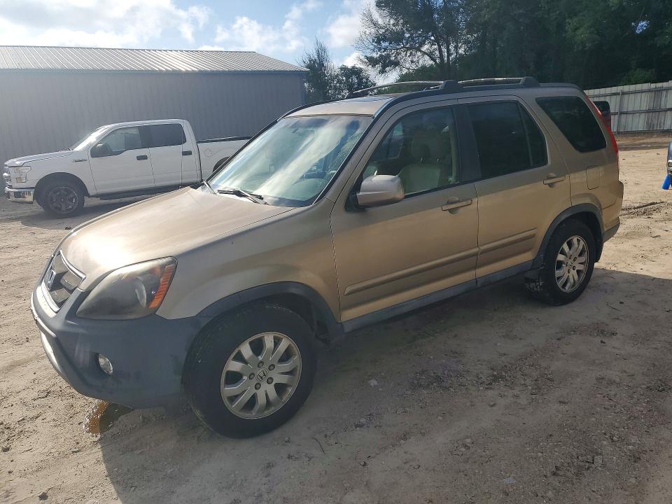 2006 Honda Cr-v VIN SHSRD78966U427371 COPART salvage auction — MINOR DENT/SCRATCHES, Fl - Certificate Of Title, sold $775 on 2026-07-24 (photo 1)