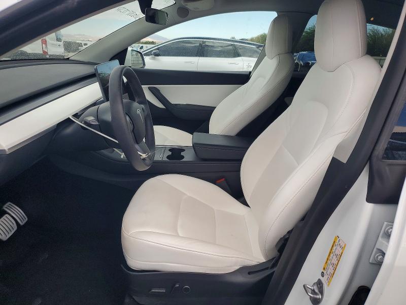 2022 Tesla Model y VIN 7SAYGDEF8NF489990 COPART salvage auction — FRONT END, Nv - Salvage Title, sold $9,600 on 2026-07-30 (photo 7)