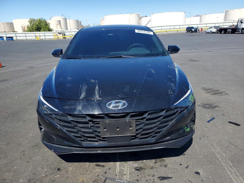 2023 Hyundai Elantra VIN KMHLS4AG9PU472335 COPART salvage auction — FRONT END, Ca - Salvage Certificate, sold $5,500 on 2026-07-15 (photo 5)