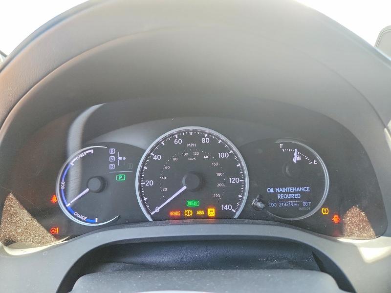 2012 Lexus Ct VIN JTHKD5BH7C2074889 COPART salvage auction — FRONT END, CO - SALVAGE TITLE, sold $2,500 on 2026-07-27 (photo 9)