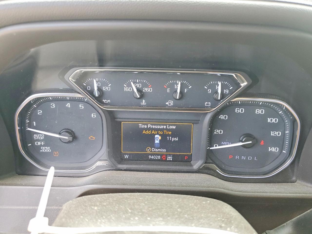 2019 GMC Sierra VIN 1GTU9DEDXKZ307958 COPART salvage auction — Front End, KY - CERT OF TITLE-SALVAGE, sold $14,200 on 2026-07-09 (photo 9)