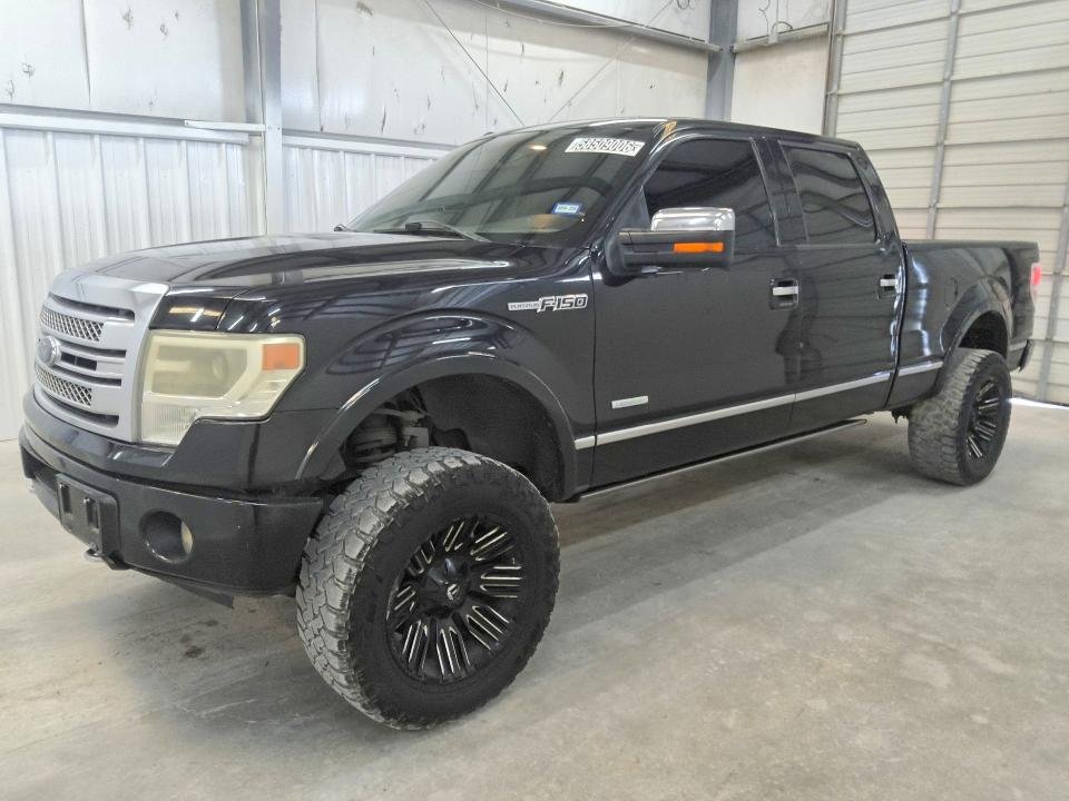 2014 Ford F-150 lightning VIN 1FTFW1ET4EFA61793 COPART salvage auction — MINOR DENT/SCRATCHES, TX - CERTIFICATE OF TITLE, sold $5,100 on 2026-07-09 (photo 1)