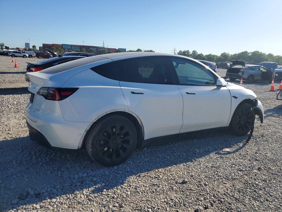 2020 Tesla Model y VIN 5YJYGDEE6LF037389 COPART salvage auction — FRONT END, Oh - Cert Of Title-Salvage, sold $725 on 2026-07-21 (photo 3)