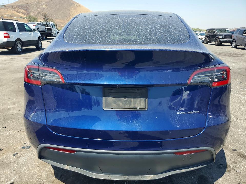 2020 Tesla Model y VIN 5YJYGDEE5LF056158 COPART salvage auction — MINOR DENT/SCRATCHES, Ca - Salvage Certificate, sold $8,300 on 2026-07-02 (photo 6)