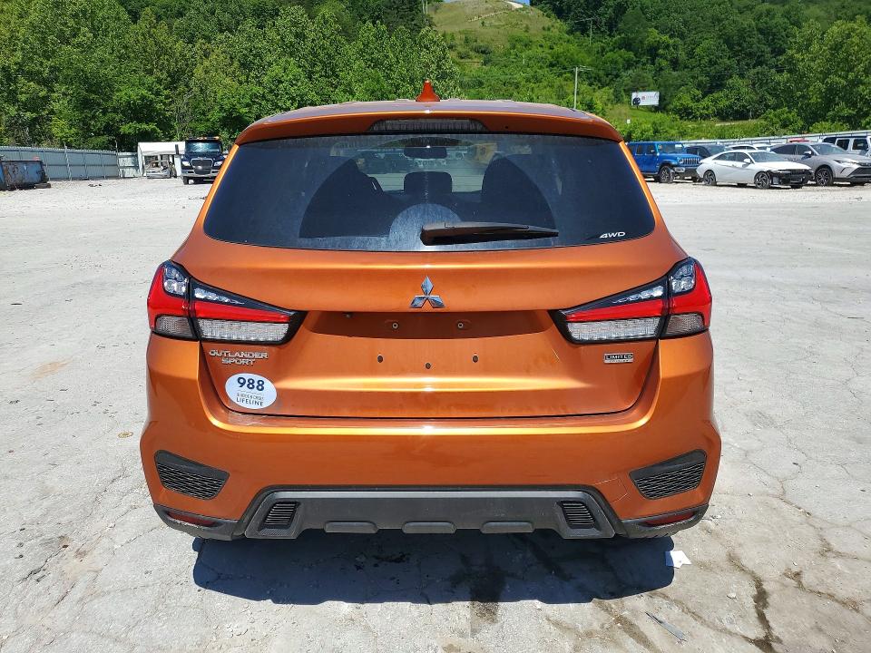 2023 Mitsubishi Outlander VIN JA4ARUAU9PU013569 COPART salvage auction — FRONT END, WV - SALVAGE CERTIFICATE, sold $5,400 on 2026-07-30 (photo 6)