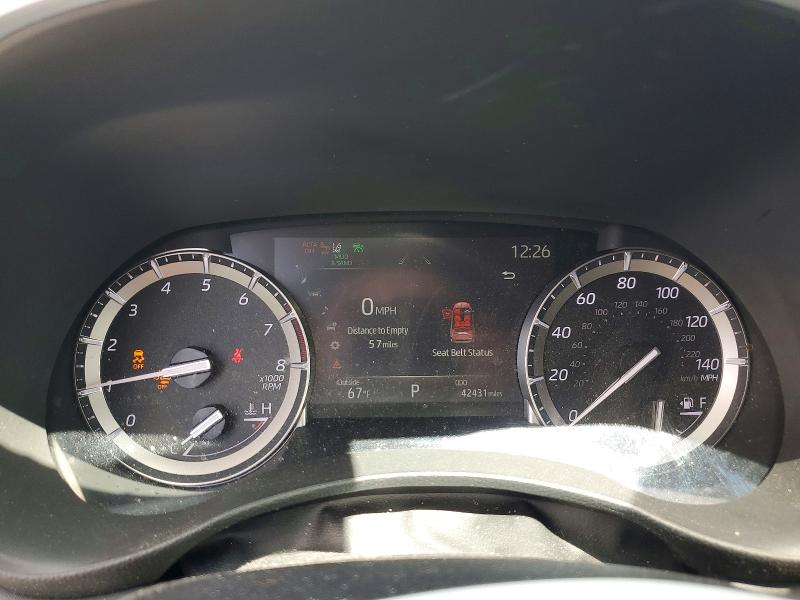 2022 Toyota Highlander VIN 5TDGZRBH4NS587996 COPART salvage auction — REAR END, Or - Salvage Title Certificate, sold $6,400 on 2026-07-21 (photo 9)