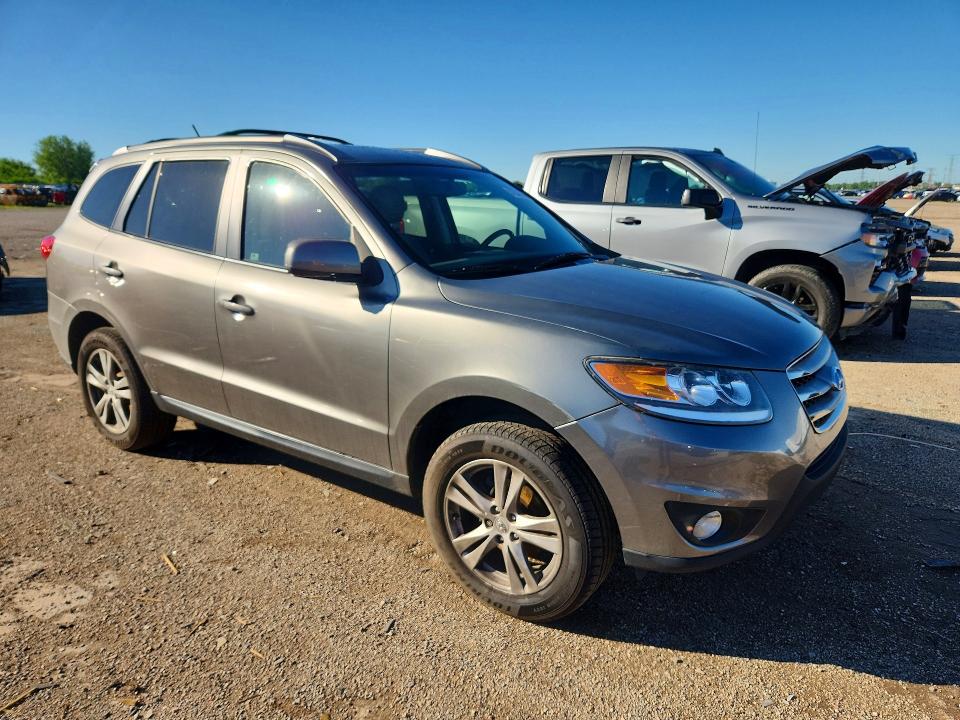 2012 Hyundai Santa fe VIN 5XYZHDAG5CG104260 COPART salvage auction — REAR END, IL - SALVAGE CERTIFICATE, sold $1,700 on 2026-07-28 (photo 4)