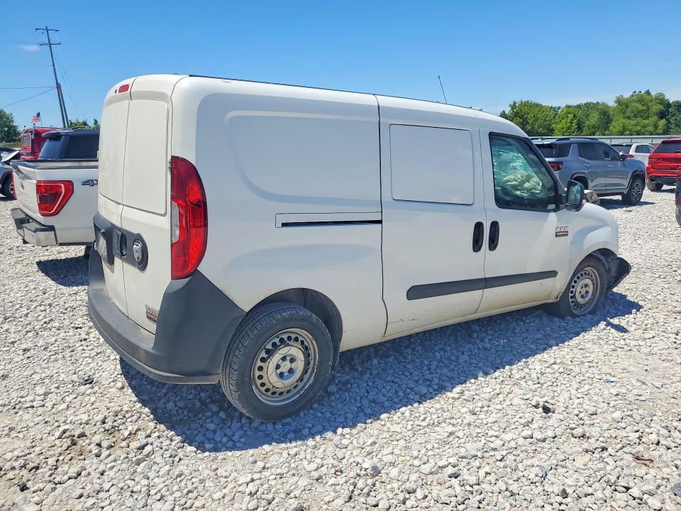 2019 Ram Promaster city VIN ZFBHRFAB6K6M58222 COPART salvage auction — FRONT END, Mi - Certificate Of Title, sold $525 on 2026-07-13 (photo 3)