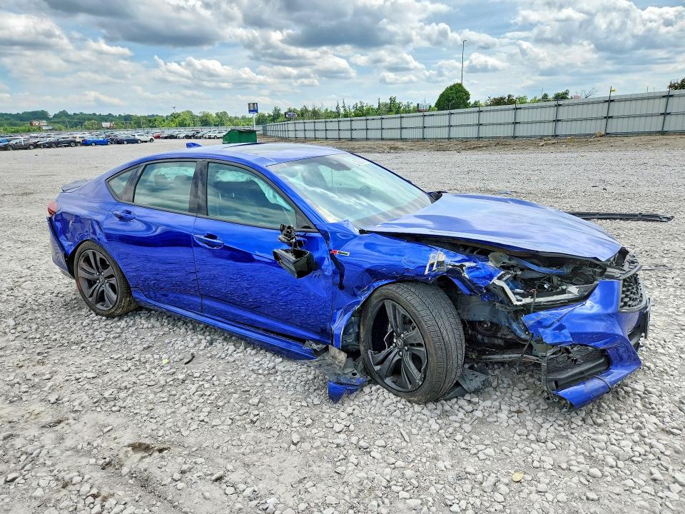 2021 Acura VIN 19UUB6F5XMA000560 COPART salvage auction — FRONT END, Mo - Salvage Certificate Of Title, sold $2,550 on 2026-08-03 (photo 4)