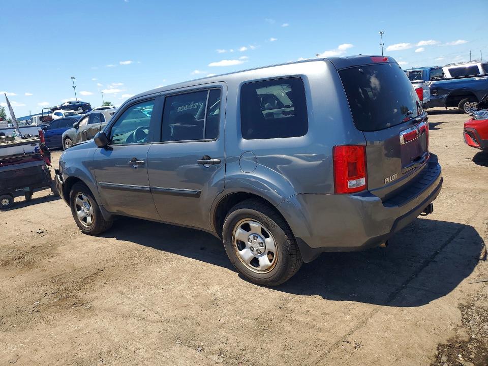 2010 Honda Pilot VIN 5FNYF4H28AB019557 COPART salvage auction — FRONT END, Mi - Certificate Of Title, sold $2,350 on 2026-07-02 (photo 2)